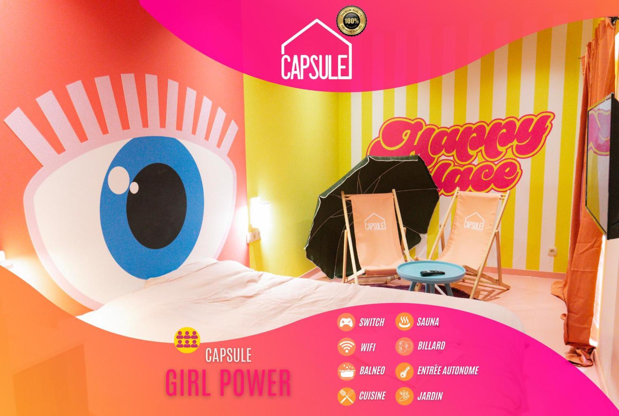 Capsule Girl Power Spa - Balneo - Sauna - Karaoke - Billard - 2 Chambres Charleroi Dış mekan fotoğraf